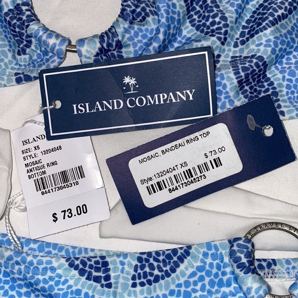 Island Company Mosaic Bandeau Ring Bikini - Picture 6 of 10
